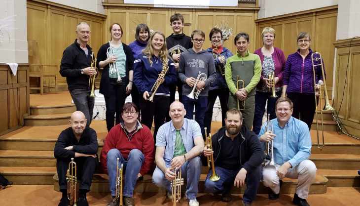 Edinburgh, Scotland Trumpet Masterclass - Group Photo