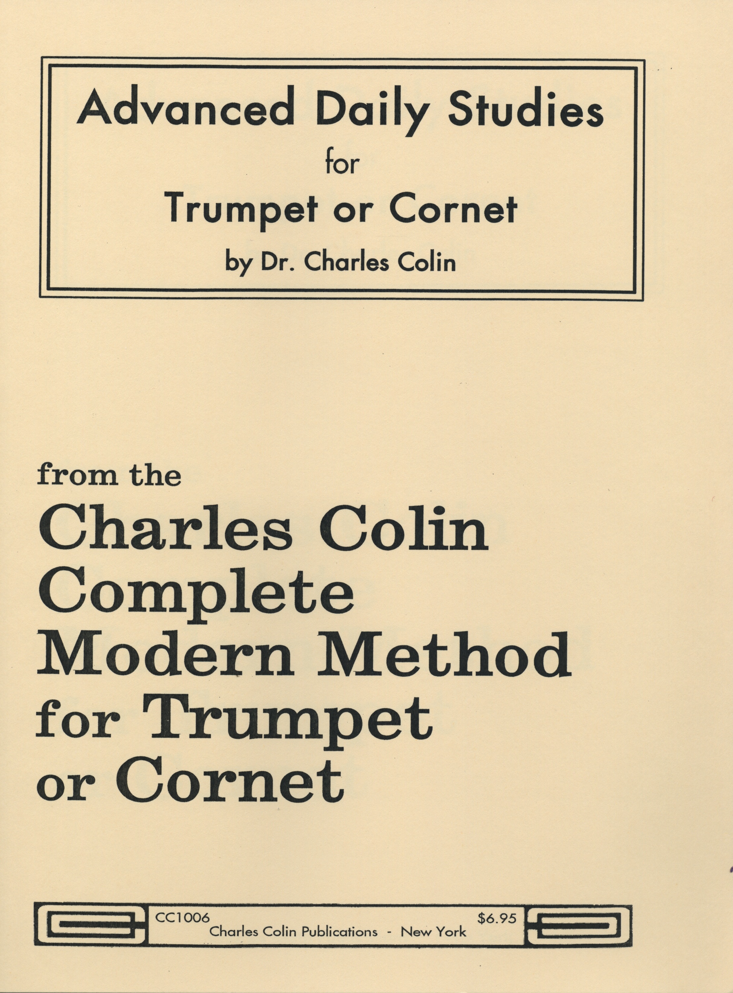Charles Colin's Advanced Daily Studies