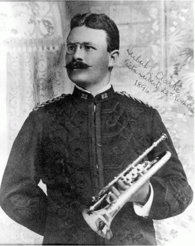 Herbert L. Clarke cornetist and author of How I Became a Cornetist