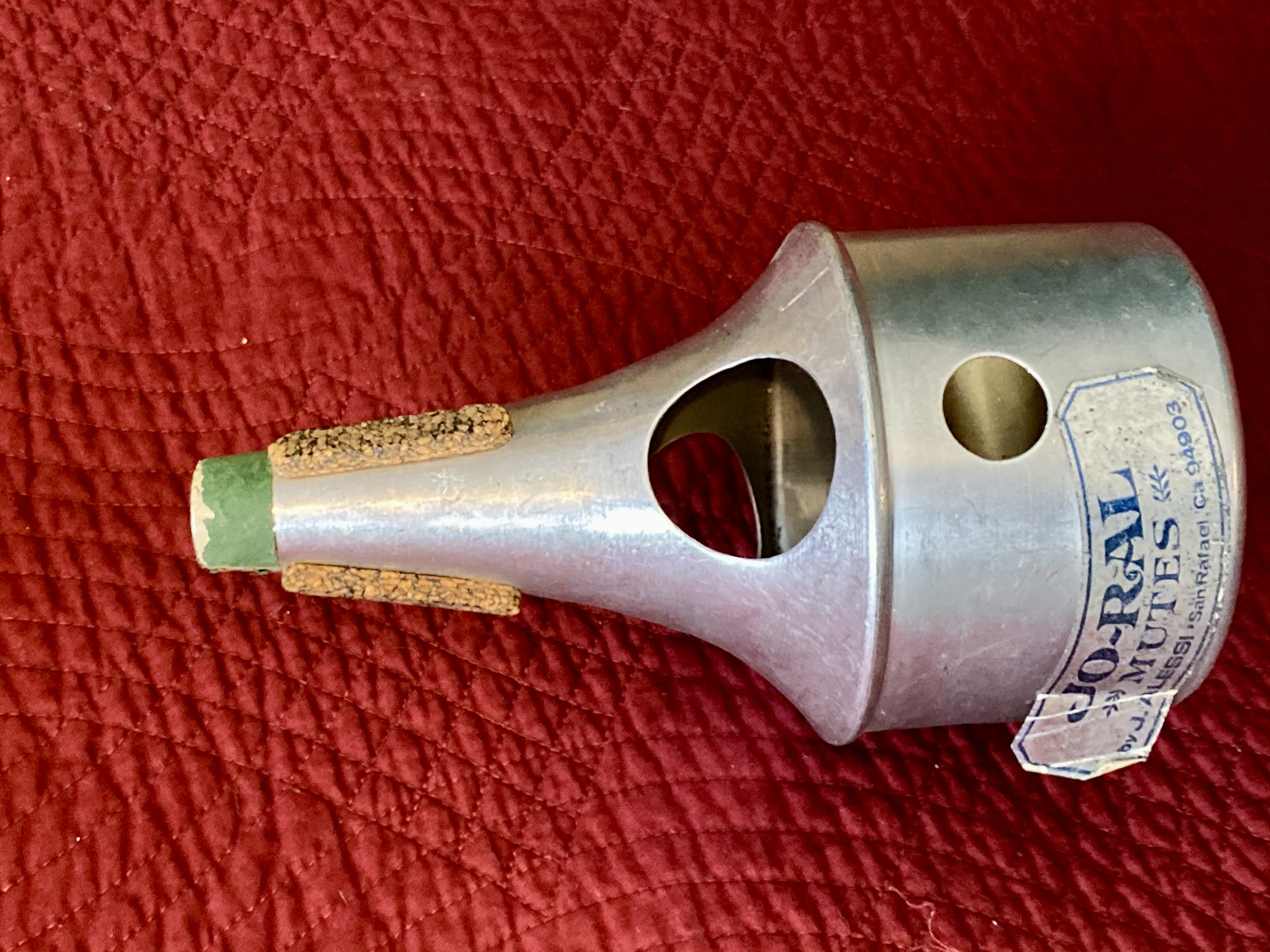 Jo Ral TPT-4A All Aluminum Trumpet Bucket Mute