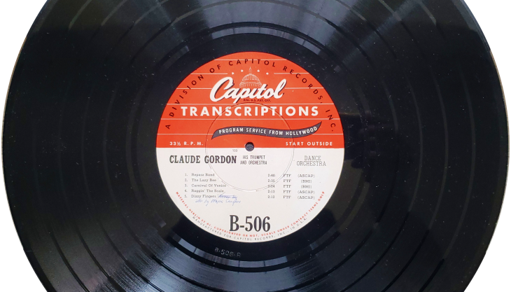 Claude Gordon Playing Capitol Records B-506
