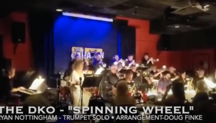 Ryan Nottingham playing Lew Soloff's Trumpet Solo on Spinning Wheel