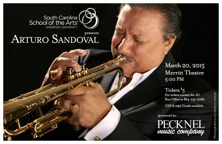 Arturo Sandoval Trumpet Clinic and Music Masterclass at Anderson University hosted by Jeff Purtle