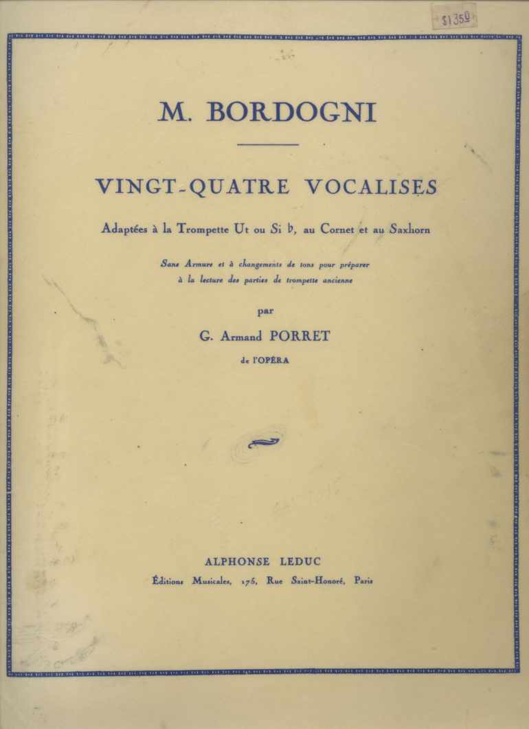 Marco Bordogni's Vingt-Quatre (24) Vocalises