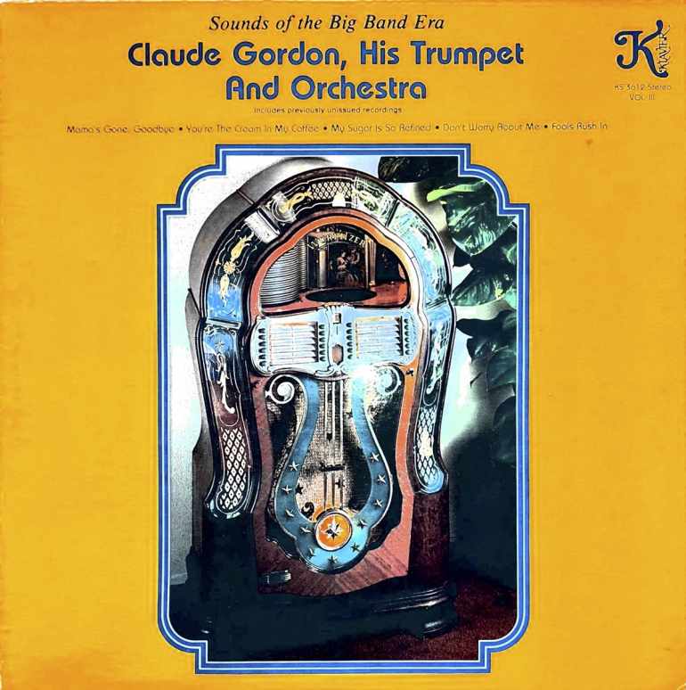 Claude Gordon, His Trumpet and Orchestra - Front - Volume 3