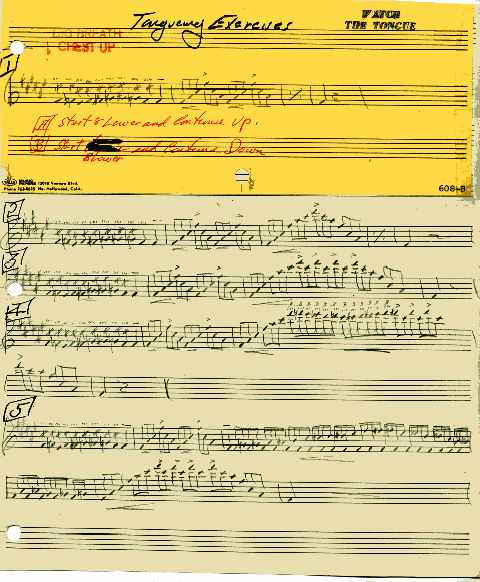 Claude Gordon Manuscript Example