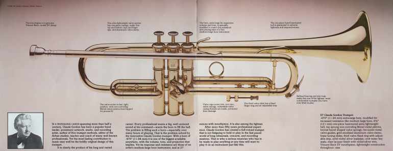 Claude Gordon Selmer Trumpet Ad