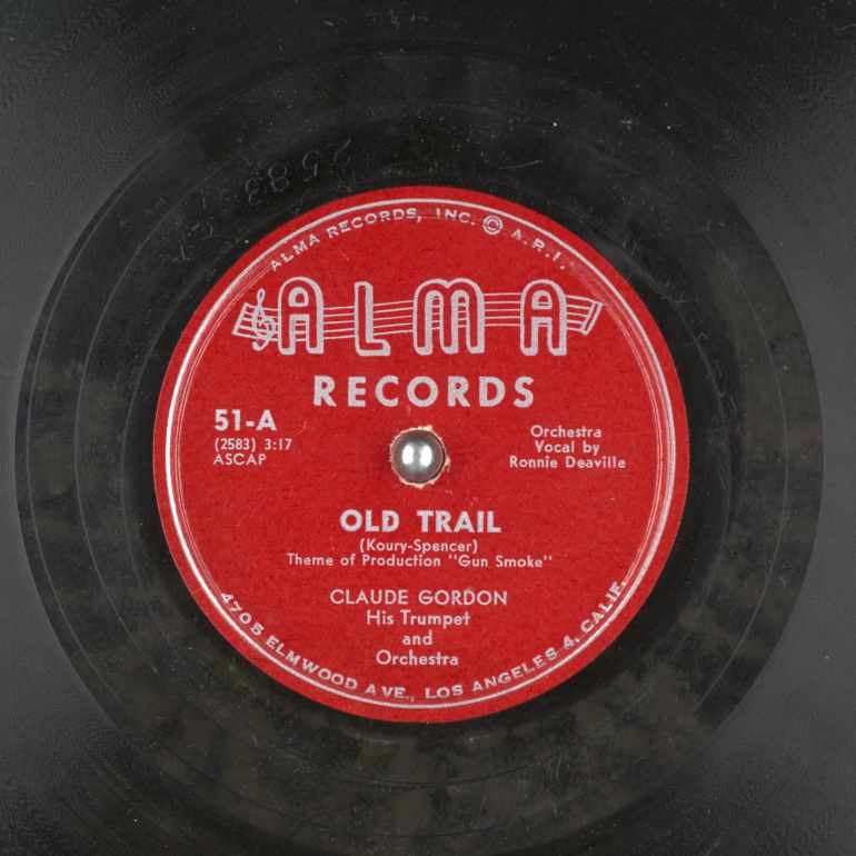 Claude Gordon Record Old Trail
