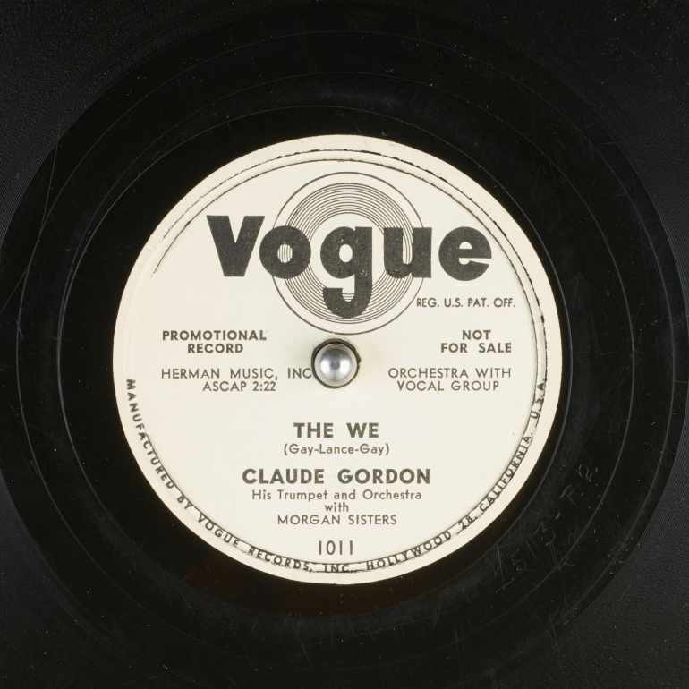 Claude Gordon Record The We