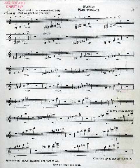 Up Routine to High Notes and Double High C and beyond