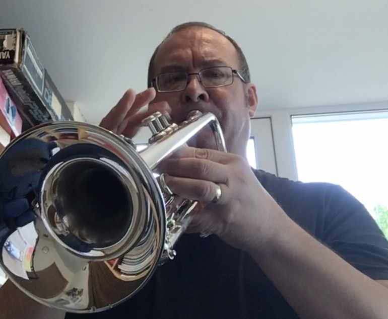 David Bertie playing Clarke's Technical Studies Etude 5 in One Breath