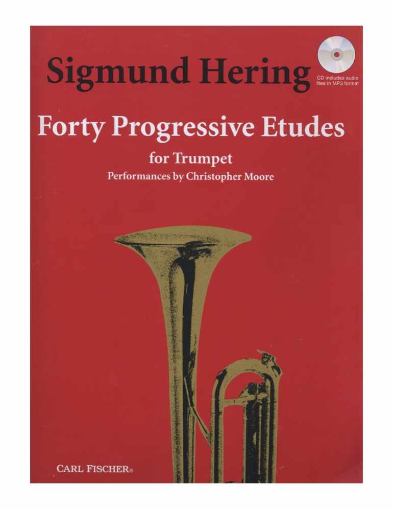 Sigmund Hering's Forty Progressive Etudes with CD