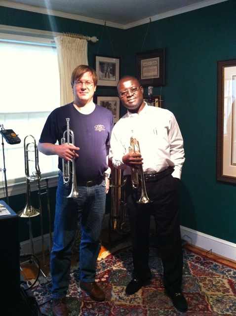 Jeff Purtle and Biodun Batik - trumpet lesson