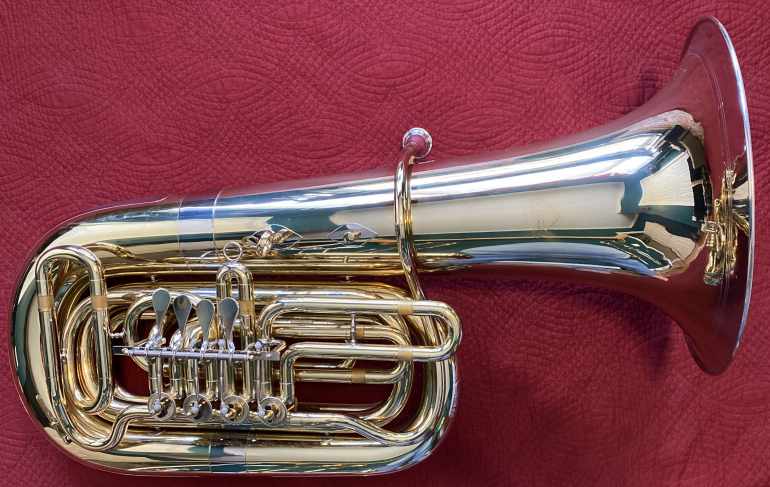 Miraphone 186 4U Double B Flat Tuba - Tuba Exchange model