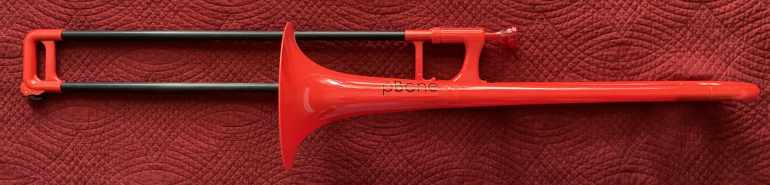 pBone Plastic Trombone - Red