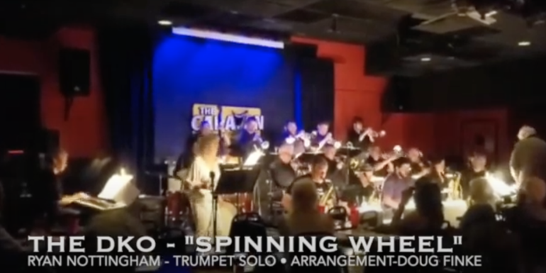 Ryan Nottingham playing Lew Soloff's Trumpet Solo on Spinning Wheel