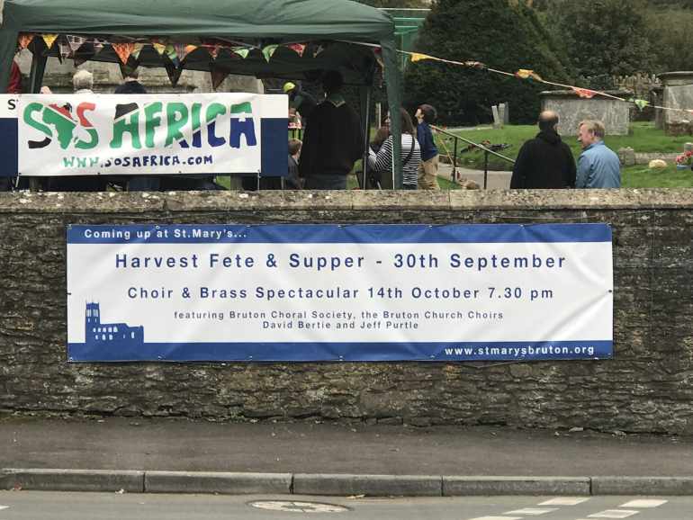 Saint Mary's Church Bruton - Concert Banner