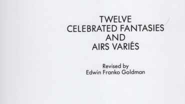 Arban's Twelve Celebrated Fantasies And Airs Variés - Piano Accompaniment