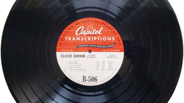 Claude Gordon Playing Capitol Records B-506