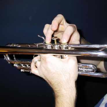 Correct Hand Position for Trumpet and Valved Brass - Firm Grip with Left Hand