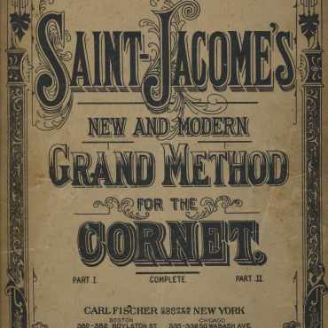 Saint-Jacome trumpet method cornet method cover