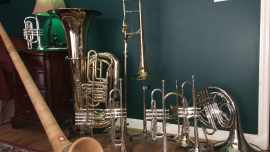 Trumpets, Cornet, French Horn, Tuba, and Alphorn