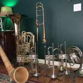 Trumpets, Cornet, French Horn, Tuba, and Alphorn